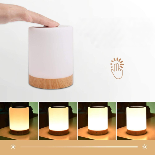 luminária com touch, troque a intensidade da lua com apenas um toque. Bonita e Prática. 