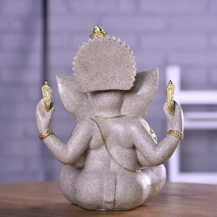 Deusa hindu Ganesha, escultura artesanal para presentear e decorar.