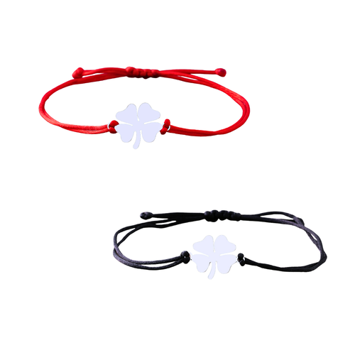 "Eleva seu look com as Pulseiras Antialérgicas Trevo de 4 Folhas, peças únicas que trazem charme e sorte para qualquer ocasião."